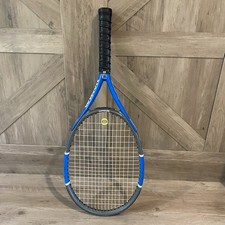 Raquete de tênis Wilson Triad Three 3 4-3/8" aderência 113 polegadas cabeça 27,5 comprimento azul cinza, usado comprar usado  Enviando para Brazil