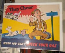 Pôster de propaganda da década de 1940 Segunda Guerra Mundial.   Pôster Axis Bad Guys On comprar usado  Enviando para Brazil