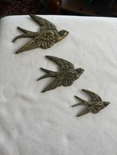 Vintage brass wall for sale  SHANKLIN