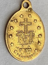 Antique miraculous medal for sale  Cass City