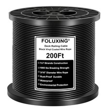 200ft black vinyl for sale  Acworth