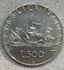 500 lire argento usato  Avezzano
