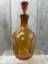 Decantador de pinça âmbar vidro CAMBRIDGE com rolha 10” leitura FALHA comprar usado  Enviando para Brazil