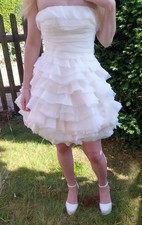Short ruffle wedding for sale  STEYNING
