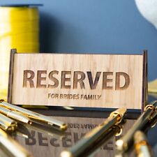 Reserved wedding sign for sale  LEICESTER