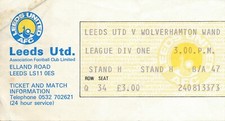 Ticket leeds united for sale  LONDON