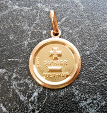 Pendentif medaille amour d'occasion  Naucelle