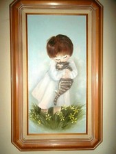 Vintage oil canvas for sale  Moreno Valley