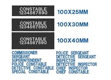 Police identifier morale for sale  IMMINGHAM