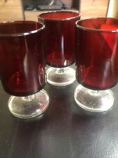 Vintage luminarc ruby for sale  HAYWARDS HEATH