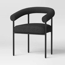 Barrel upholstered boucle for sale  USA