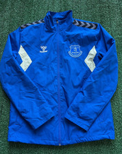 Everton blue zip for sale  BIGGLESWADE
