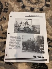 Vermeer 7550 tractor for sale  Berlin