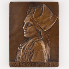Plaquette alsacienne coiffes d'occasion  Bihorel