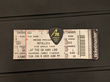 Ingresso raro Metallica M72 World Tour esboço e escolha Tampa FL 8 de junho de 2025 comprar usado  Enviando para Brazil