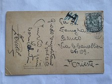 Storia postale cartolina usato  Trieste