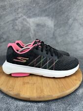 Tênis Skechers Feminino Goga Mat Tamanho 9.5 Preto Rosa Corrida Caminhada comprar usado  Enviando para Brazil