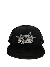 Chapéu caminhoneiro Snapback preto vintage anos 80 Grease Steam & Rust Association, usado comprar usado  Enviando para Brazil