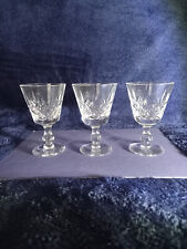 Three stuart crystal for sale  COULSDON