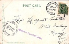 GOLDPATH: CARTÃO POSTAL DOS EUA 1906, BOSTON, MASSA CV773_P25 comprar usado  Enviando para Brazil