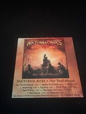 Nocturnal Rites – New World Messiah Promotional CD 2004 comprar usado Nocturnal Rites – New World Messiah Promotional CD 2004 comprar usado  Enviando para Brazil