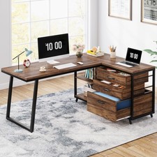 Shaped computer desk for sale  Brentwood