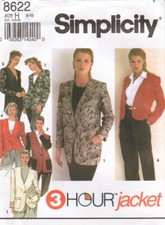 Simplicity 8622 collarless d'occasion  Expédié en Belgium