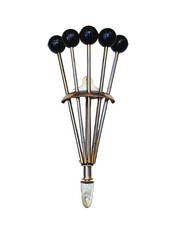 Vintage Francês Serjac Meio Século Chapéu Ganchos Casaco Rack, Vintage Francês Retrô 1960 comprar usado  Enviando para Brazil