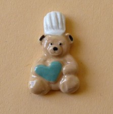 Feijão feito à mão L' Amikaël - Pastelaria rachada: pastelaria de urso verde coração, usado comprar usado  Enviando para Brazil