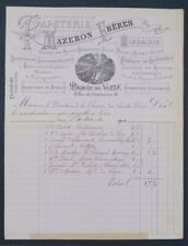 Facture 1911 PAPETERIE MAZERON MAGASIN DE VENGE NEVERS belle entête illustrée 28 comprar usado  Enviando para Brazil