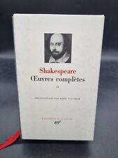 Shakespeare oeuvres completes d'occasion  Expédié en Belgium