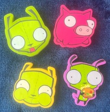 Borrachas de porquinho Invader Zim GIR material escolar RARO OFICIAL tema quente 2011, usado comprar usado  Enviando para Brazil