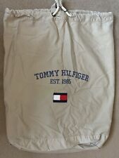 Bolsa de Lona Tommy Hilfiger Vintage 1985 Cáqui Cordão Excelente Estado Usado Rara, usado comprar usado  Enviando para Brazil