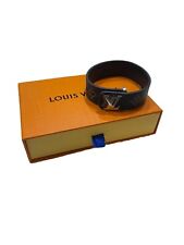 Pulsera delgada Louis Vuitton LV para hombre talla ajustable envío gratuito segunda mano  Embacar hacia Argentina