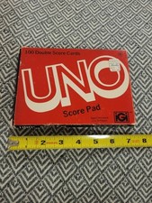 Almofada de folha vintage 1978 UNO pontuação dupla - Original colecionável na caixa comprar usado  Enviando para Brazil