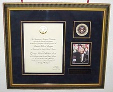 Framed invitation inauguation for sale  Burlingame