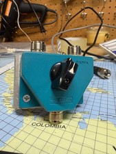 DAIWA CS-201 AZUL 2 POSIÇÕES INTERRUPTOR DE ANTENA HF VHF UHF USADO, usado comprar usado  Enviando para Brazil