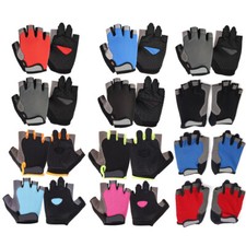 Luvas de ciclismo antiderrapantes masculinas femininas verão esporte bicicleta bicicleta meio dedo luvas comprar usado  Enviando para Brazil