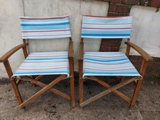 Pair directors chair for sale  PAIGNTON