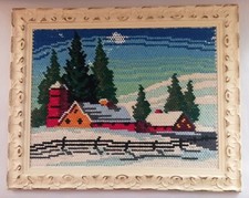 Completed needlepoint winter for sale  Taylors