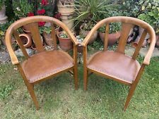 Pair horseshoe chairs for sale  LANGPORT