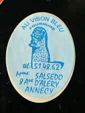 Ancien autocollant vison d'occasion  Aix-les-Bains