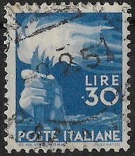 Italia repubblica 1947 usato  Albano Laziale