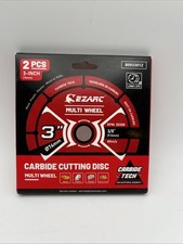 Disco de corte de metal duro Ezarc Multi Wheel 3” 2 peças incluídas *CAIXA ABERTA* comprar usado  Enviando para Brazil