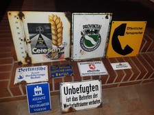 Alte emailschilder emaillierte gebraucht kaufen  Glienicke