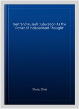 Bertrand russell education for sale  Jessup