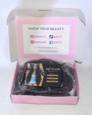 OQ Cabelo Feminino 100% Cabelo Humano 24" Marrom Escuro Linda Frente de Renda NOVO! comprar usado  Enviando para Brazil