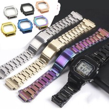 Caixa moldura + pulseira de relógio aço inoxidável para Casio G-SHOCK DW5600 GW-B5600 GWX-5600 comprar usado Caixa moldura + pulseira de relógio aço inoxidável para Casio G-SHOCK DW5600 GW-B5600 GWX-5600 comprar usado  Enviando para Brazil