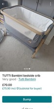 Tutti bambini cozee for sale  LONDON