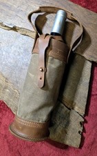 Usado, Bolsa tote Rustico de couro rústico e lona encerada Napa garrafa de vinho. Usado. Muito bom estado comprar usado  Enviando para Brazil